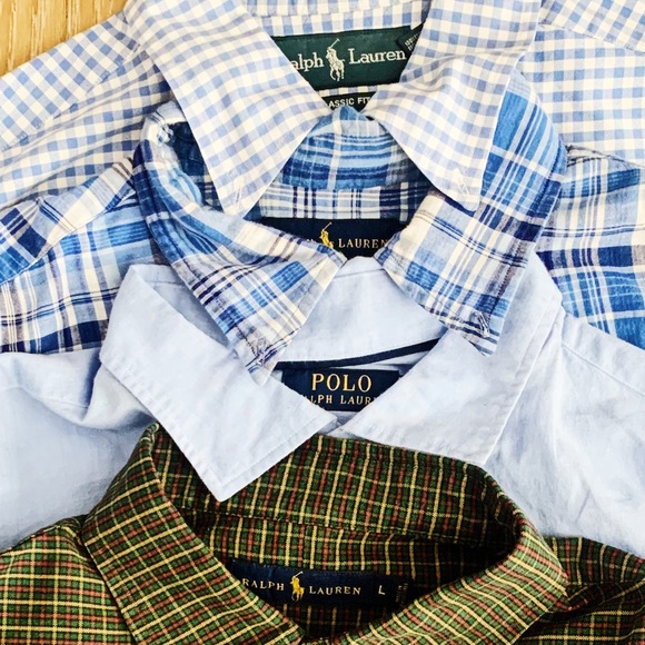 Ralph Lauren Other - 4pc Men's Ralph Lauren Dress Shirt Mystery Bundle